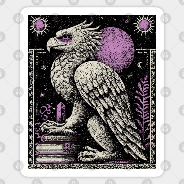 Mythical Griffin - The Guardian of Ancient Lore Sticker by TuncGK